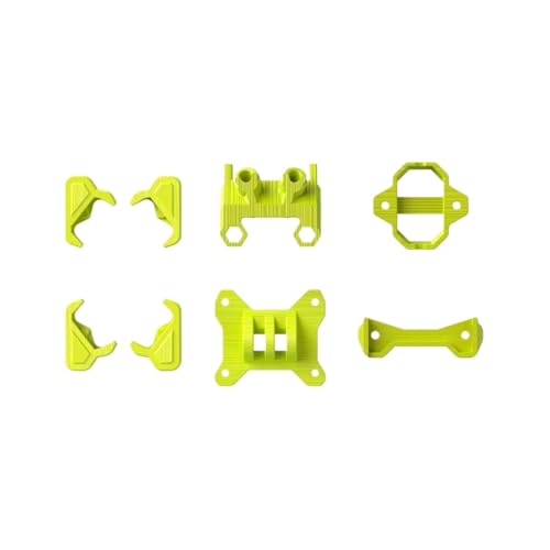 VX3/VX3.5 O4 Pro 3. �C���` FPV �t���[�� ? �t���[�X�^�C�� �N���b�h �r���h�ɑΉ����� �G�A ���j�b�g(O4 TPU Yellow)