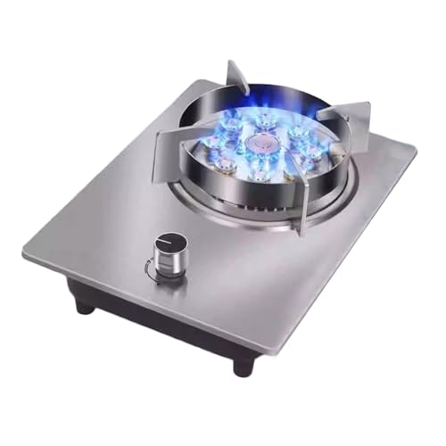 Cocina De Gas Sobremesa Acero Inoxidable, 7,2 KW, Empotrada, Ideal For Familias, Restaurantes Y Puestos Comida(NG)