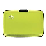 OGON Aluminum Wallet in Green Lime