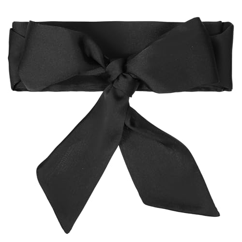 Women's Long Chiffon Sash Waist Belt, Fashion Satin Silky Feeling Neck Scarf Bag Purse Bridal Waist for Bridal Wedding Bridesmaid Prom Formal Special Occasion Dresses Handbag 2.36'' Wide