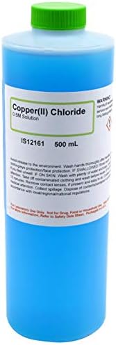 Copper (II) Chloride Solution, 0.5M, 500mL - The Curated Chemical Collection