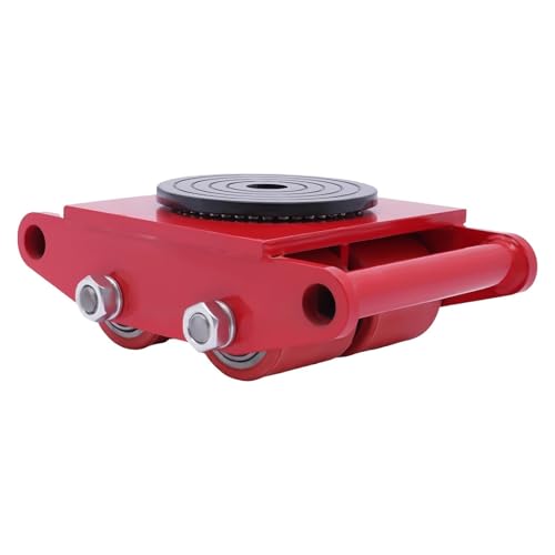 Carrello per macchinari Pesanti con Ruote girevoli a 360° per Un efficiente Spostamento di Attrezzature in Officina e Fabbrica