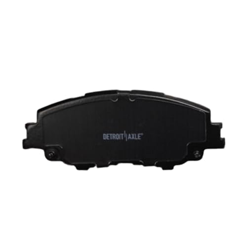 Image of Detroit Axle - Front Brake Pads for 2019-2025 Toyota Corolla | 2023-2025 Prius 2020-2022 Prius Prime, Ceramic Brake Pads with Hardware Set Replacement