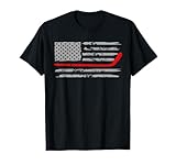 American Flag Hockey T-Shirt