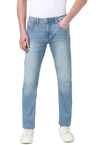 Image of Peter England Men Mid Rise Everyday Skinny Fit Jeans