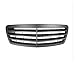 grill samochodowy Kompatybilny z klasą Benz-Mercedes E W211 02 03 04 05 06 ASSY Style Gloss Black/Matt Black Front Racing Chrille Części samochodowe (Color : Style C)