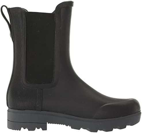Bogs Womens Holly Tall Chelsea Boot Rain, Black, 7 | Image 5