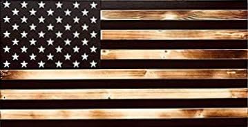 Large Concealment Flag (Black Burnt Flip Up Biometric Lock)