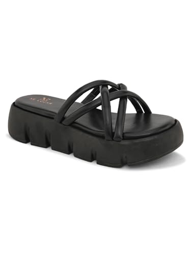 Image of XE Looks Comfortable Women's Platform Heels Trendy Slippers, Casual and Trendy & Stylish Modern Design Fashion Sandals For Women, Soft Wedges