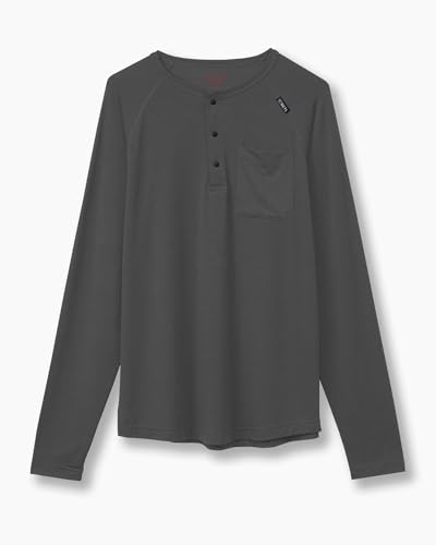 KETL Departed Featherweight Performance Tee - Henley Pocket Tee - Men's Athletic Shirt