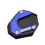 YFBH Motorcycle Side Stand Plate Pad For BMW F750GS F850GS Adventure 2018-2023 Kickstand Extender Foot Stand Extension Pad Anti-Slip Foot Pad(Blue 3) - Image 1