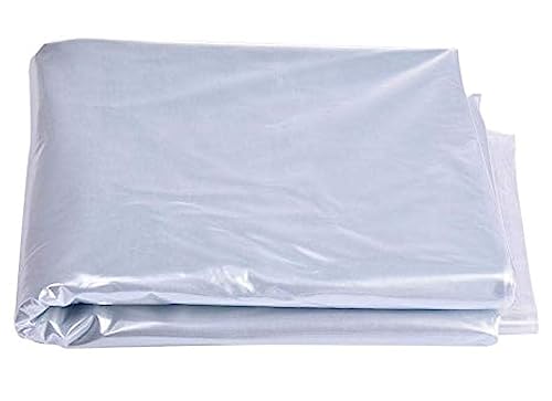 HRTLSS Láminas de Polietileno de Alta Resistencia, Cubierta de túnel de Polietileno Transparente para Cultivo de jardín, lámina de Polvo de plástico para Invernadero, túnel de Polietileno (3x6m)