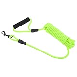 UTHCLO Correa de Perro de Nylon Resistente Metros con Mango Ergonómico para Paseos y Entrenamiento Seguro al Aire Verde