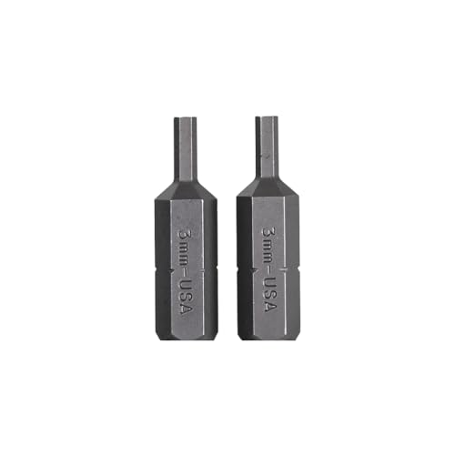 Mayhew Tools 18883-2 Metric Hex Insert Bit, 3mm x 1.25", 5/16" Shank, 2-Pack