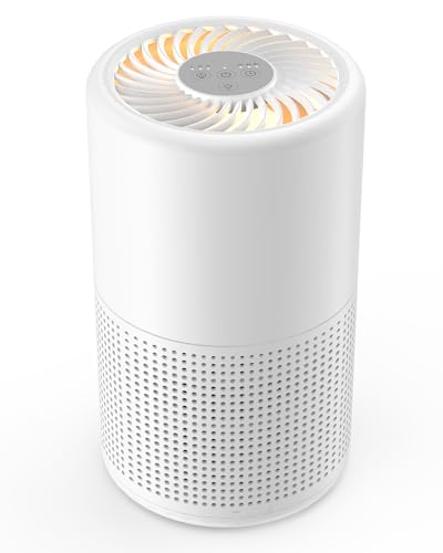 Recopilación de Purificador de Aire Walmart , tabla con los diez mejores. 44 Purificador de Aire Portátil para Casa/Oficina - Filtro HEPA de 3 Etapas H13 Elimina 99.97% de Alérgenos, Humo, Olores y Partículas de Hasta 0.3 Micras, 24dB Silencioso con Luz...