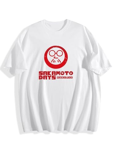 [BMMIMM] Tシャツ 半袖 メンズ レディース サカモトデイズ 綿100％ 熱転写プリント クルーネック 薄手 通気性 吸汗速乾 やわらか 快適 ゆったり カジュアル 夏服 通勤 通学 部屋着 ユニセックス