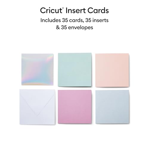 Cricut Insert Cards S40, Create Depth-Filled Birthday Cards, Thank You Cards, Custom Greeting Cards at Home, Compatible with Cricut Joy/Maker/Explore Machines, Princess Sampler (35 ct)