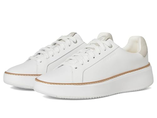 Cole Haan Women's Grandpro TopSpin Sneaker White/Dove 8.5 B - Medium