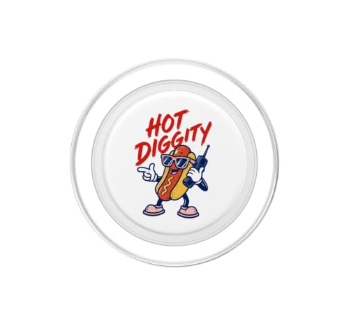 PopSockets MagSafe Hot Diggity Chien évite les chutes de mobile