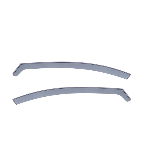 Modifycar - Deflectores Compatibles con Seat Leon III 2012-2020 - Vidrio Acrílico Duradero - Derivabrisas Delanteros Ahumados para Ventanillas - Instalación Interior - 2 Unidades