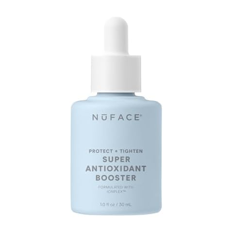 NuFACE Super Booster Antioxidant Serum - Skin Tightening Serum to Shield and Protect Against Blue Light - Firming Facial Serum for Enhancing NuFACE Microcurrent Device Results (1 oz) Cover