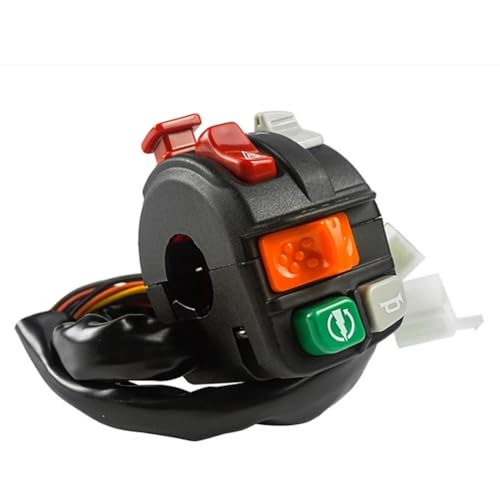 Moto interruptor manillar pulsador izquierdo CNC 22mm de 7 funciones 3