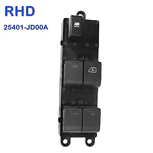 Interrupteur de fenêtre de remplacement pour commande de commande de vitre Nissan Navara D40 - 2