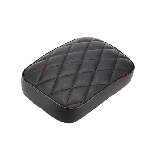 Asiento para pasajero trasero motocicleta rectangular con ventosas para custom Chopper 1200 y 883 5