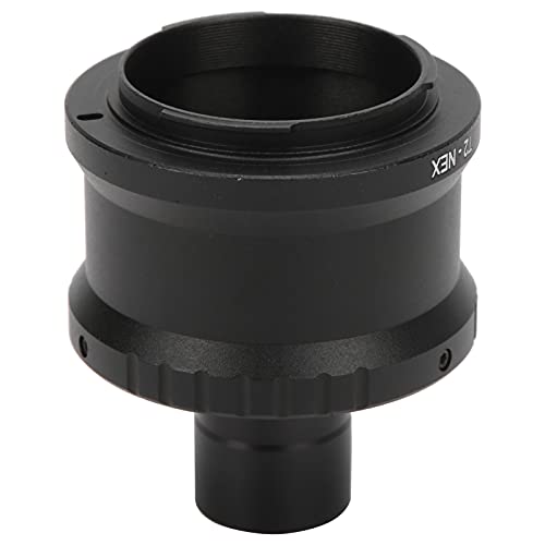 Adaptador de lente, tubo T de 23.2mm para microscopio, adaptador de cámara T2 Mount para cámara E Mount, interfaz M42x0.75 para microscopio biológico miniatura 7