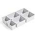 Produktbild Emuca - Tidy Bad Schublade Organisator Würfel, 6 Würfel, Weißer Kunststoff