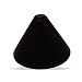 Produktbild Lampen Baldachin - Deckenbaldachin mit Zugentlastung für Lampenkabel - konische Bauform Ø110x80mm Kunststoff (Schwarz)
