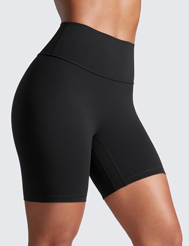 CRZ YOGA Secretsculpt Womens Butterlift High Waist Scrunch Butt Biker Shorts 6 Inches - No Front Seam Workout Gym Booty2