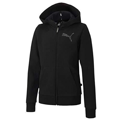 Sweat PUMA Amplified 583291-01 noir garçon pull chaud résistant