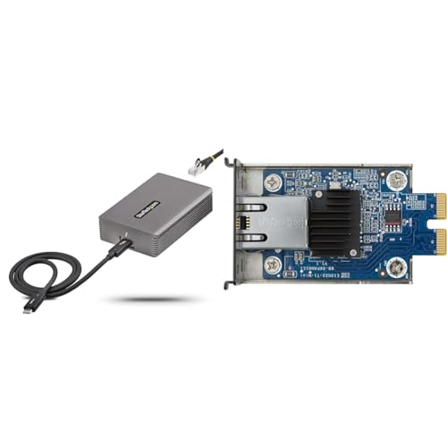 StarTech Thunderbolt 3 to Ethernet 10GbE Adapter Bundle with Synology 10GbE Network Upgrade Module