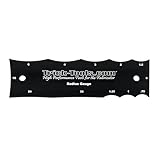 Trick-Tools Acrylic Radius Check Gauge, Contour Gauge