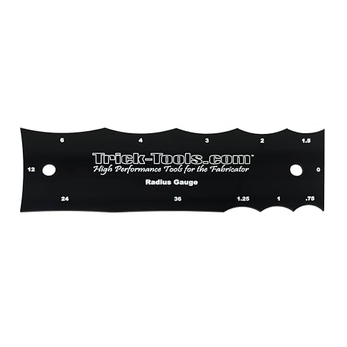 Trick-Tools Acrylic Radius Check Gauge, Contour Gauge