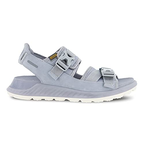 Ecco Women's Exowrap 2 Strap Buckle Sport Sandal, Silver Grey/Silver Grey, 5-5.5 #TOP5