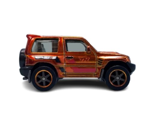 Hot Wheels Mitsubishi Pajero Evolution 1:64 Naranja miniatura 2