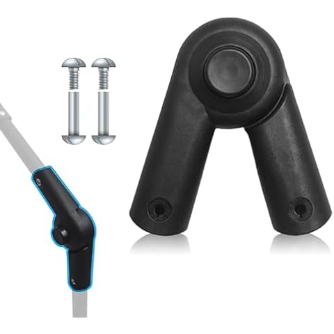 Push Handle Rod Connector for Folding Hand Truck,Foldable Trolley Push Handle Conversion Joint,Utility Replacement Parts for Grocery Cart,1 PCS Cover