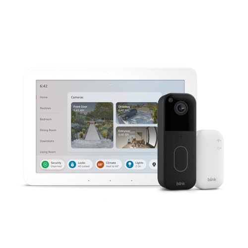 Amazon Echo Hub with Blink Video Doorbell (newest model), Designed for Alexa+
