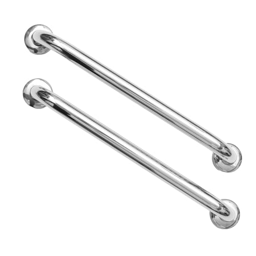 NULYLU 2個 不??浴室 手すり 滑り止め設計 耐荷重強化 独立支援用 バスルーム トイレ 廊下対応