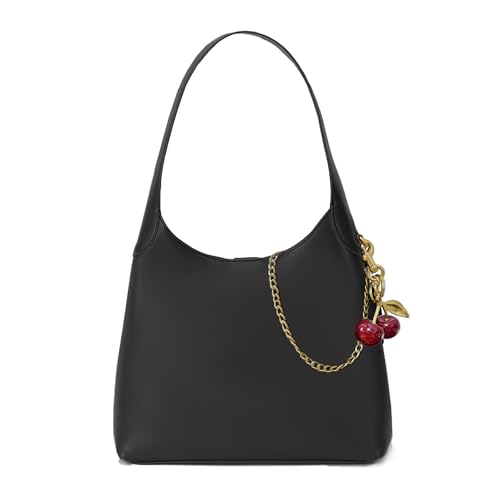 Image of Hobo Bags for Women Vegan Leather Shoulder Bag Slouchy Designer Handbags Trendy Cherry Fall Purse
