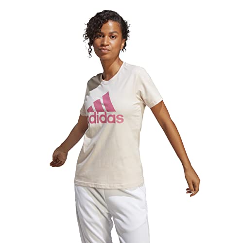 T-shirt adidas Femme Essentials Logo quartz et magenta taille S