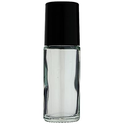 72-PIECE 1 OZ 30 ML ROLL ON PLAIN EMPTY REFILLABLE GLASS BOTTLE (Perfume Fragrance Cologne Essential Oil)