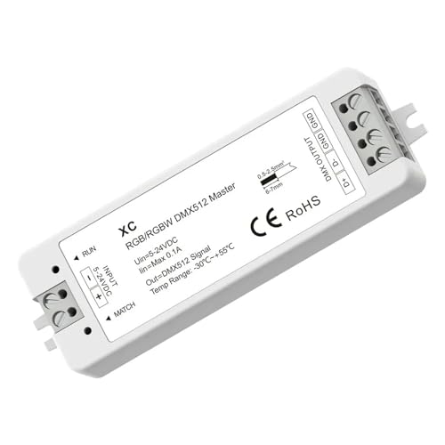 Signal DMX512 décodeur Mini XC Master avec contrôleur LED RGB RGBW 2.4G multi-pixel