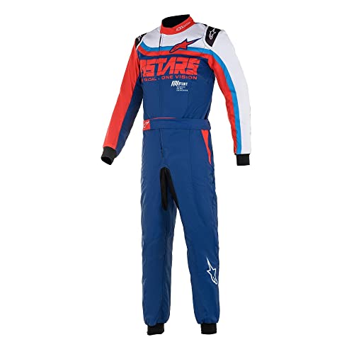 Alpinestars KMX-9 V2 Graphic 2 Karting Suit CIK-FIA Level2 - size 52 - Navy/Red/White (3356321-7136-52)