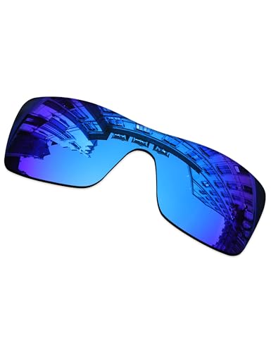 Image of Lenses Replacement for Oakley Batwolf OO9101 Sunglass - Ice MirrorCoat Polarized