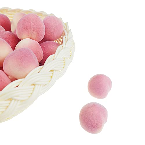 Psajfzz 3.0 Cm Mini Fake Peachs Artificial Peach Decoration Fake Fruit Home Party Christmas Diy Material - 30Pcs #TOP1