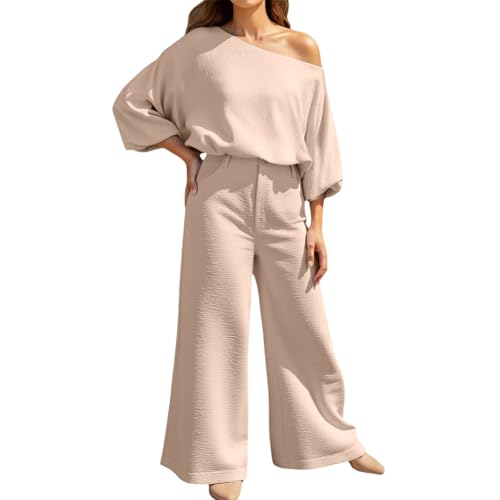 Tenue de travail élégante d'été : ensemble pantalon 2 pièces uni chic
