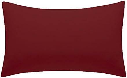 AmigoZone New 2 x Pillow Cases Housewife Plain Cover Polycotton Bedroom Luxury Pair Pack (White)
